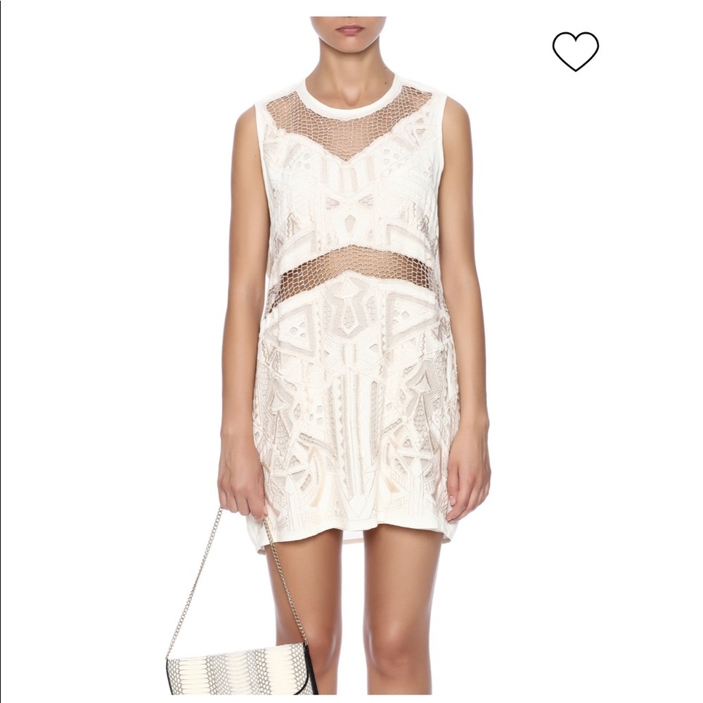 Cleobella embroidered cut out dress